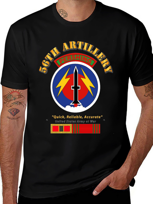 56th Artillery Pershing T-Shirt - Military Pride