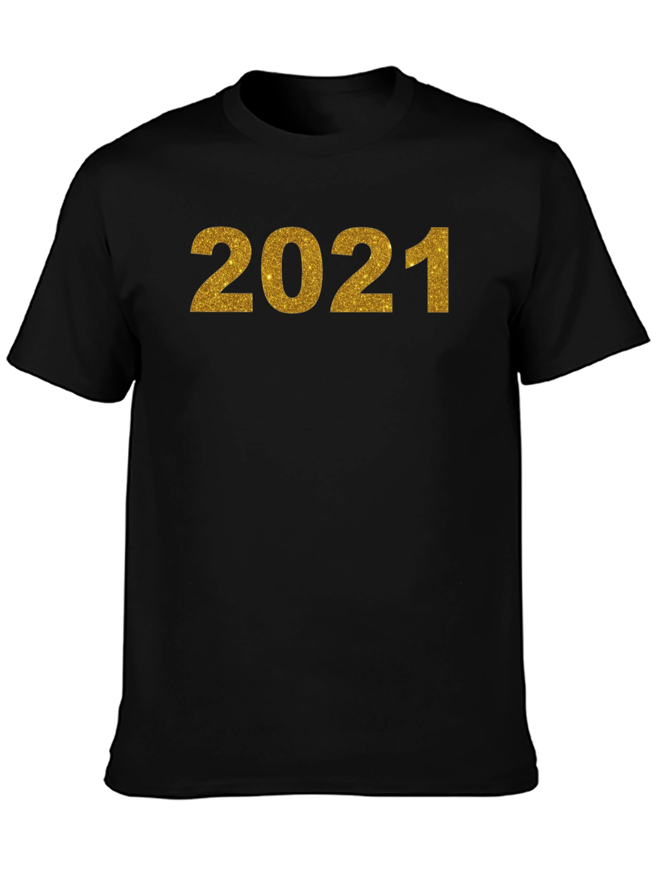 2021 New Year Glitter Graphic Tee