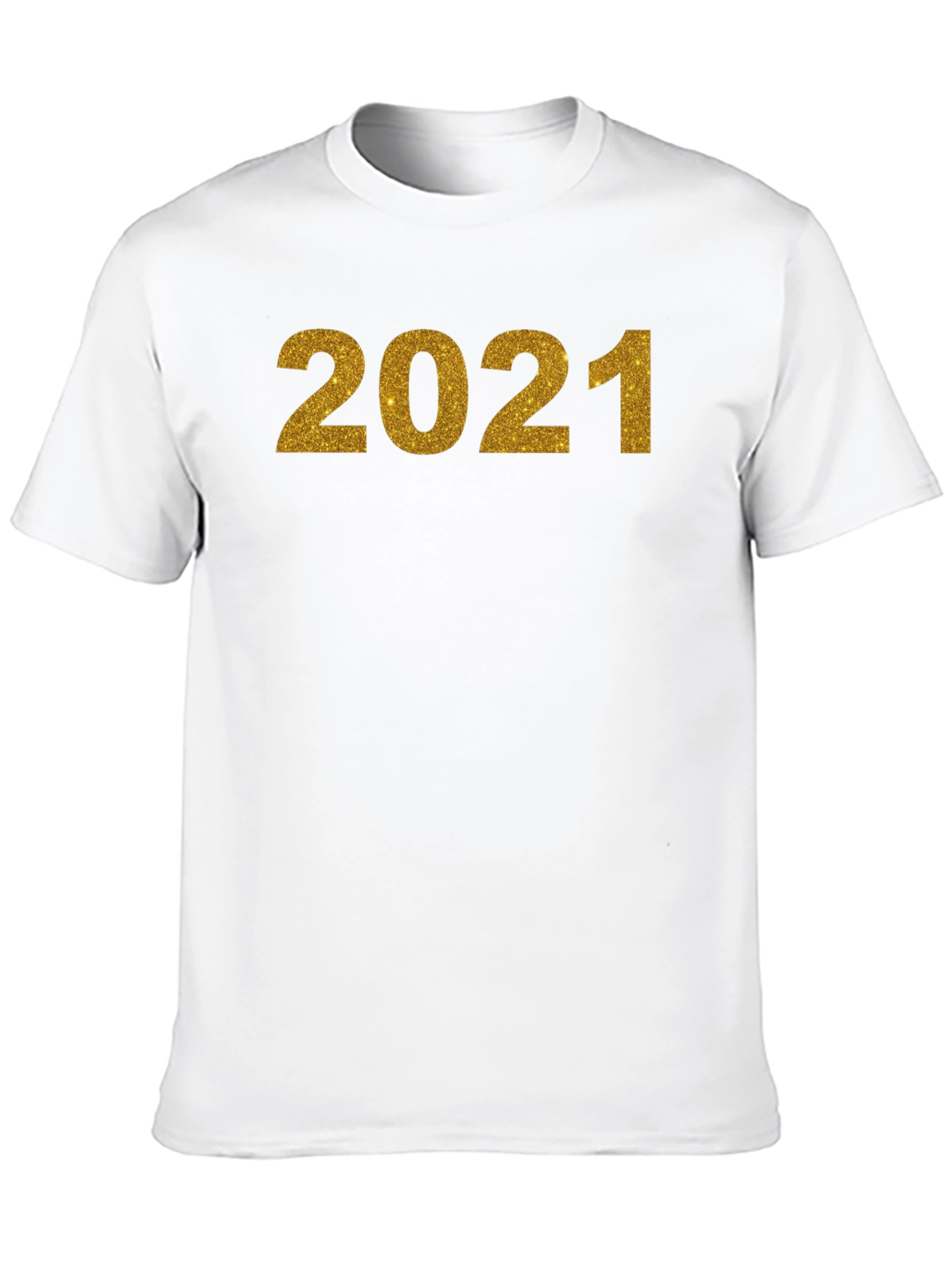 2021 New Year Glitter Graphic Tee
