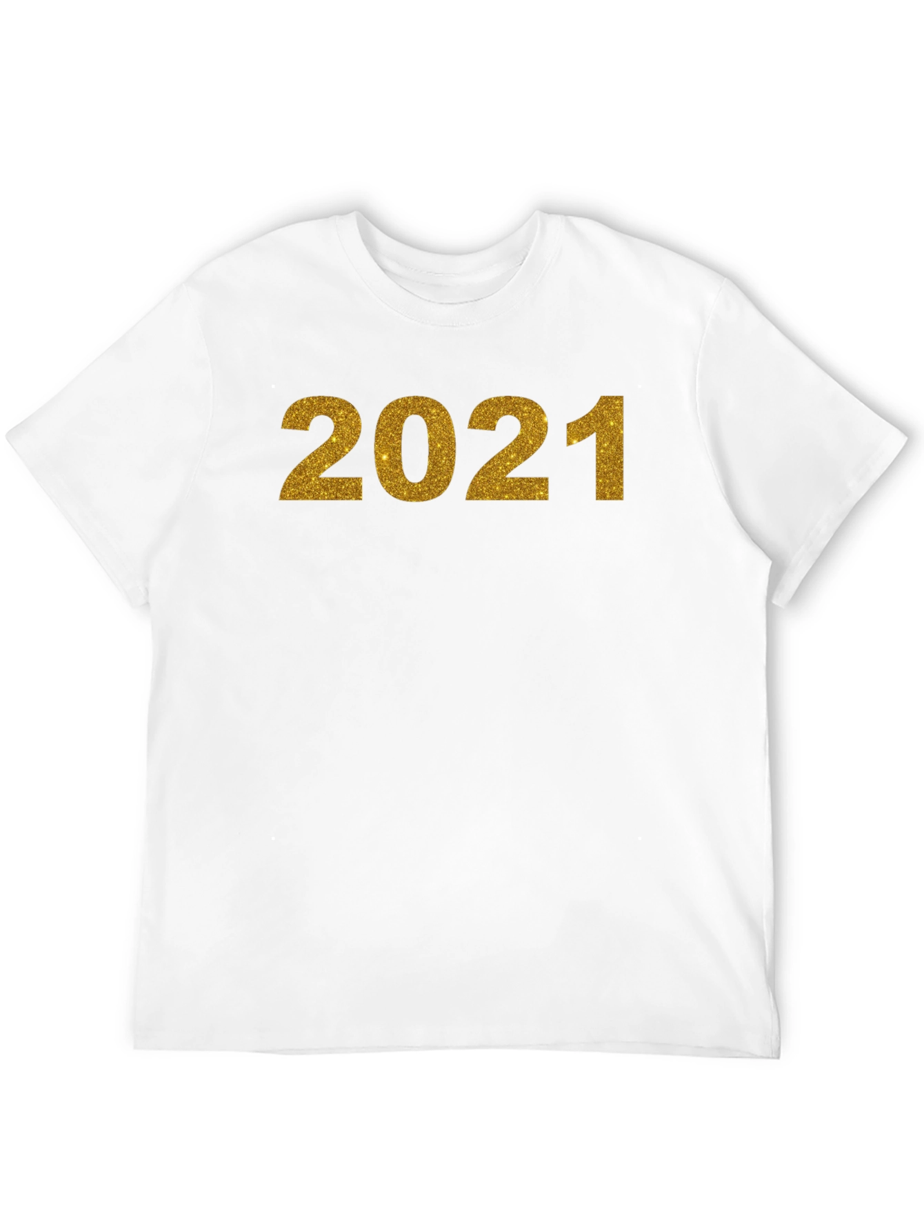 2021 New Year Glitter Graphic Tee