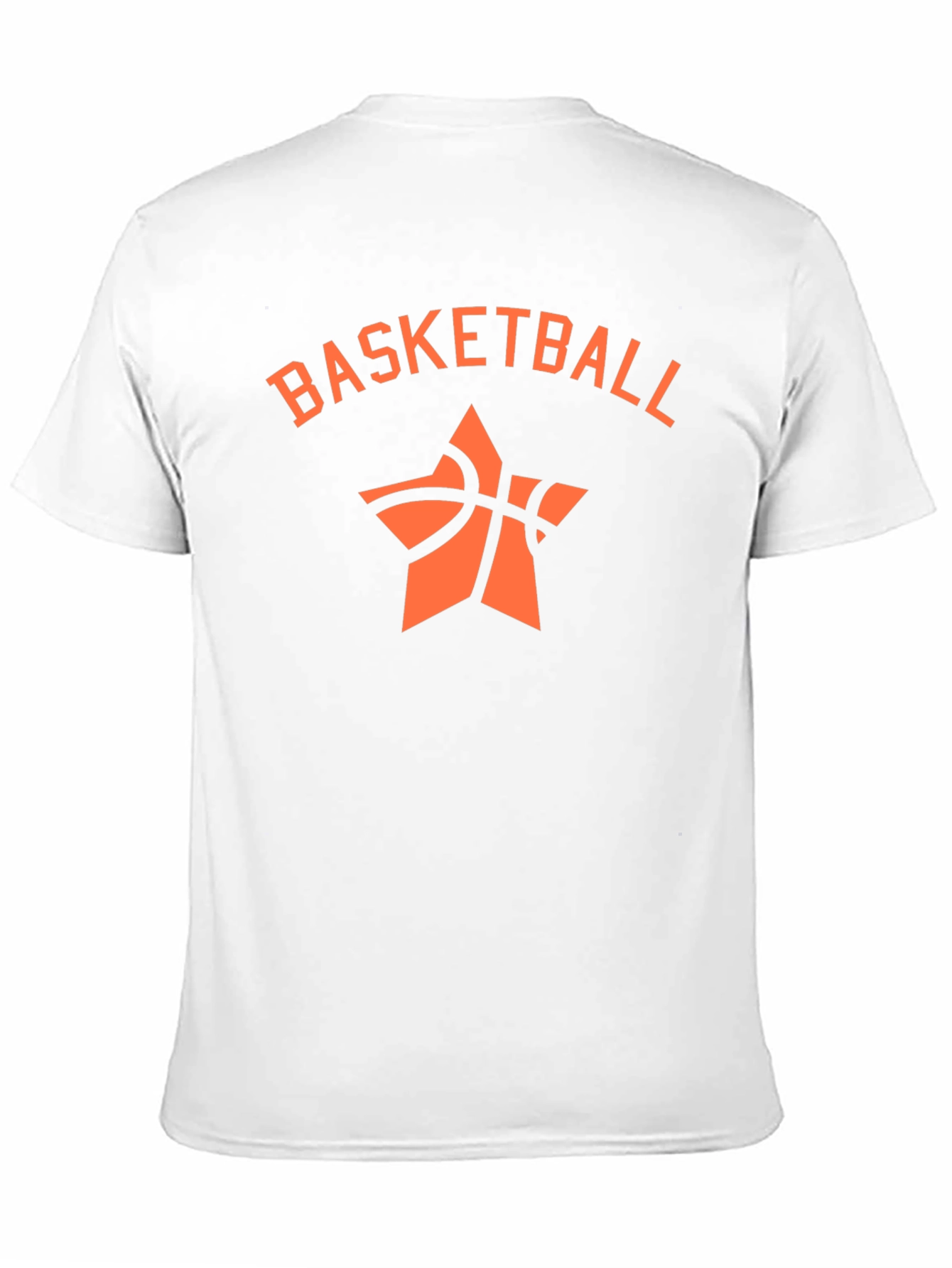 Basketball Star Graphic Tee - Black Cotton T-Shirt