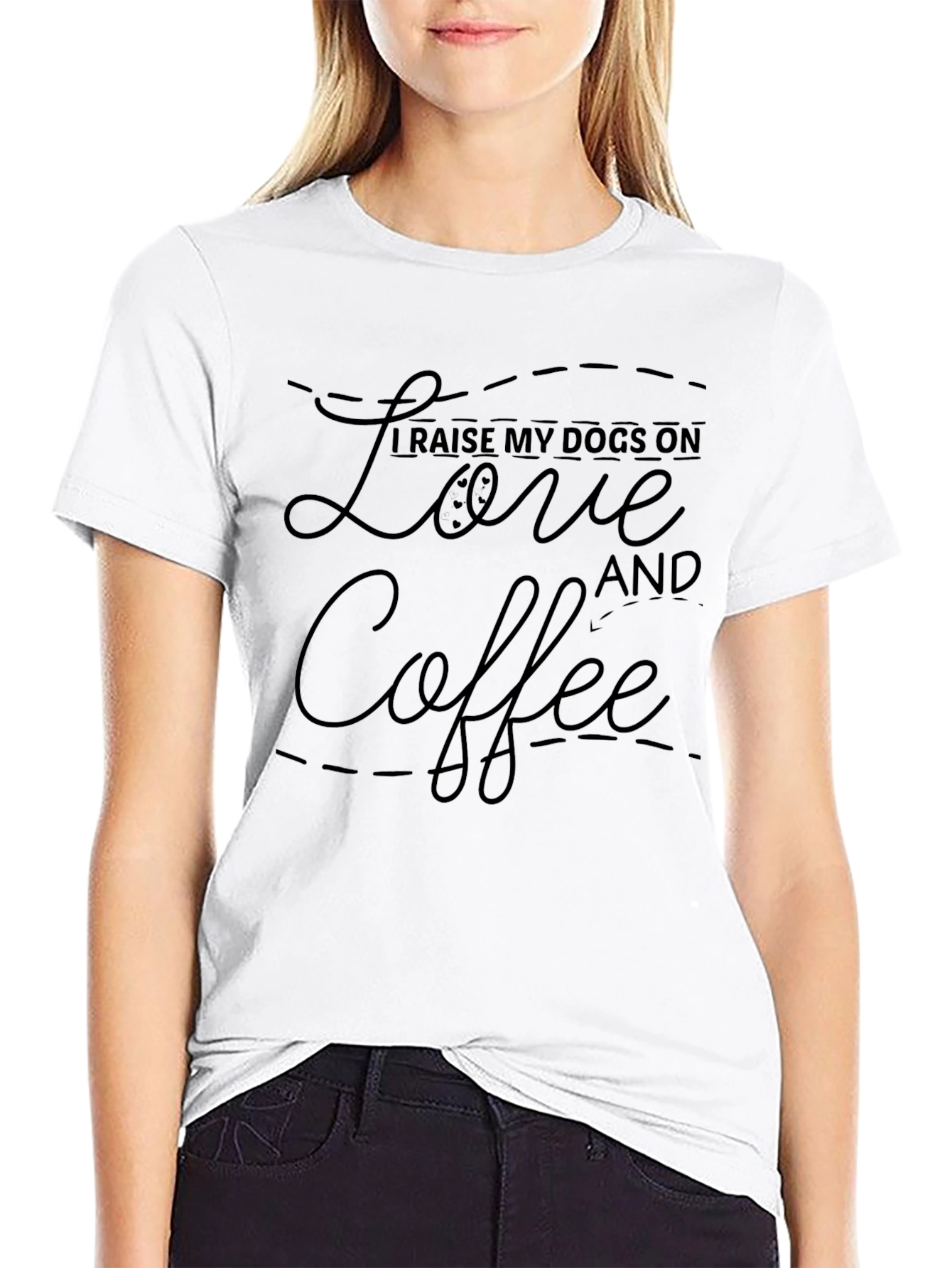 Love & Coffee Dog Lover T-Shirt