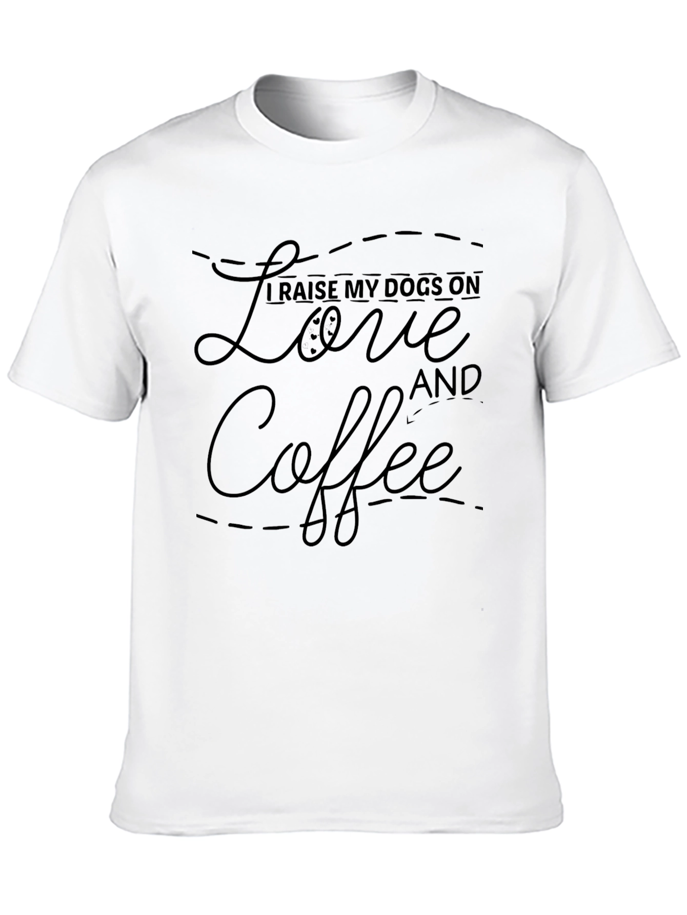 Love & Coffee Dog Lover T-Shirt