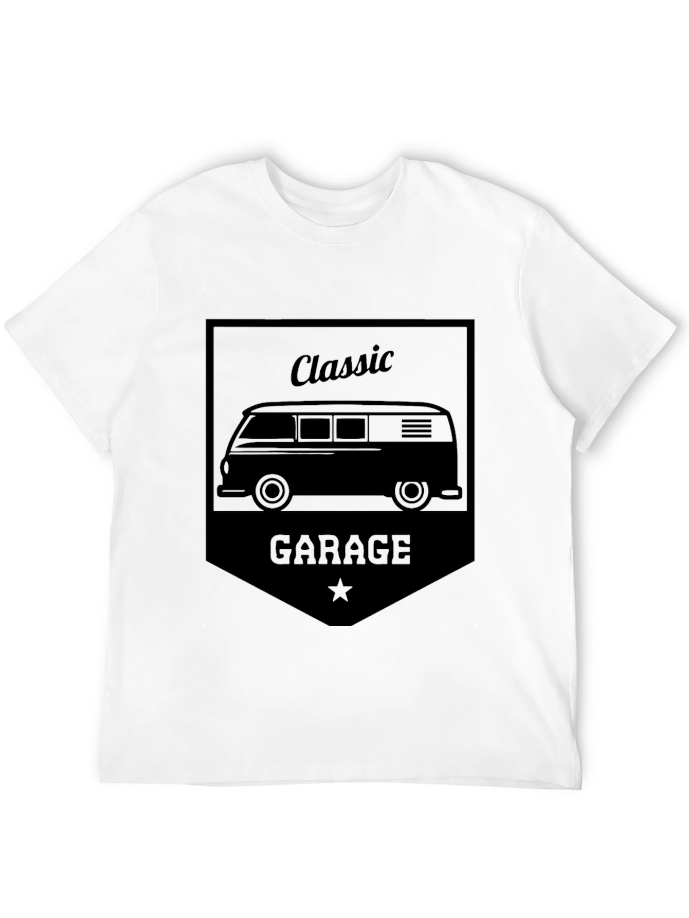 Classic Garage Van Graphic Tee - Retro Style