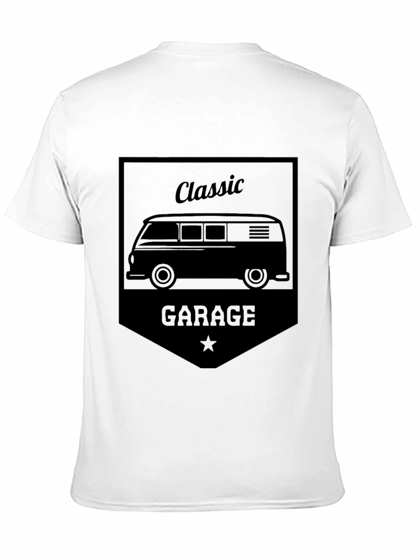 Classic Garage Van Graphic Tee - Retro Style