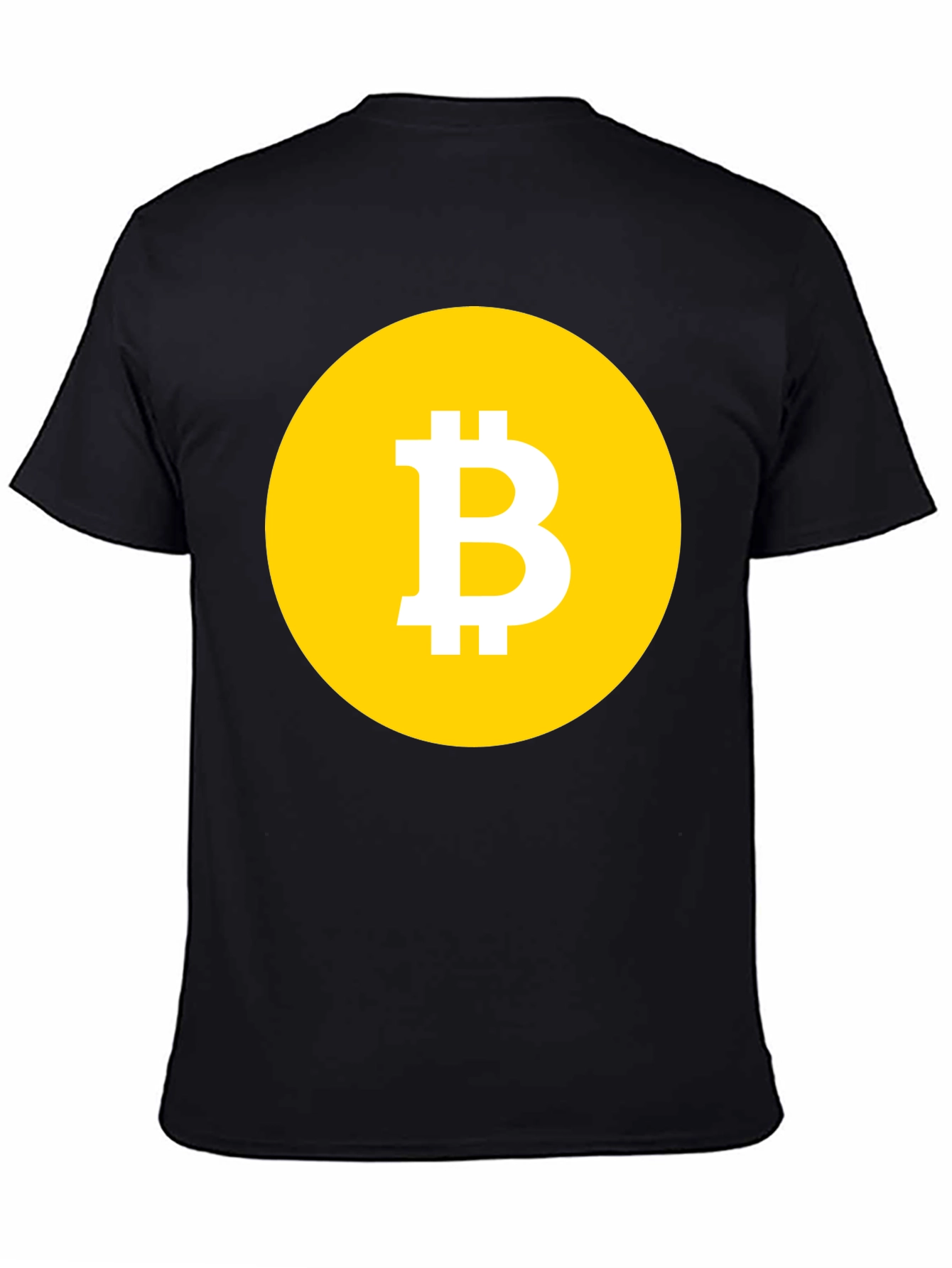 Bitcoin Logo Black T-Shirt Crypto Currency