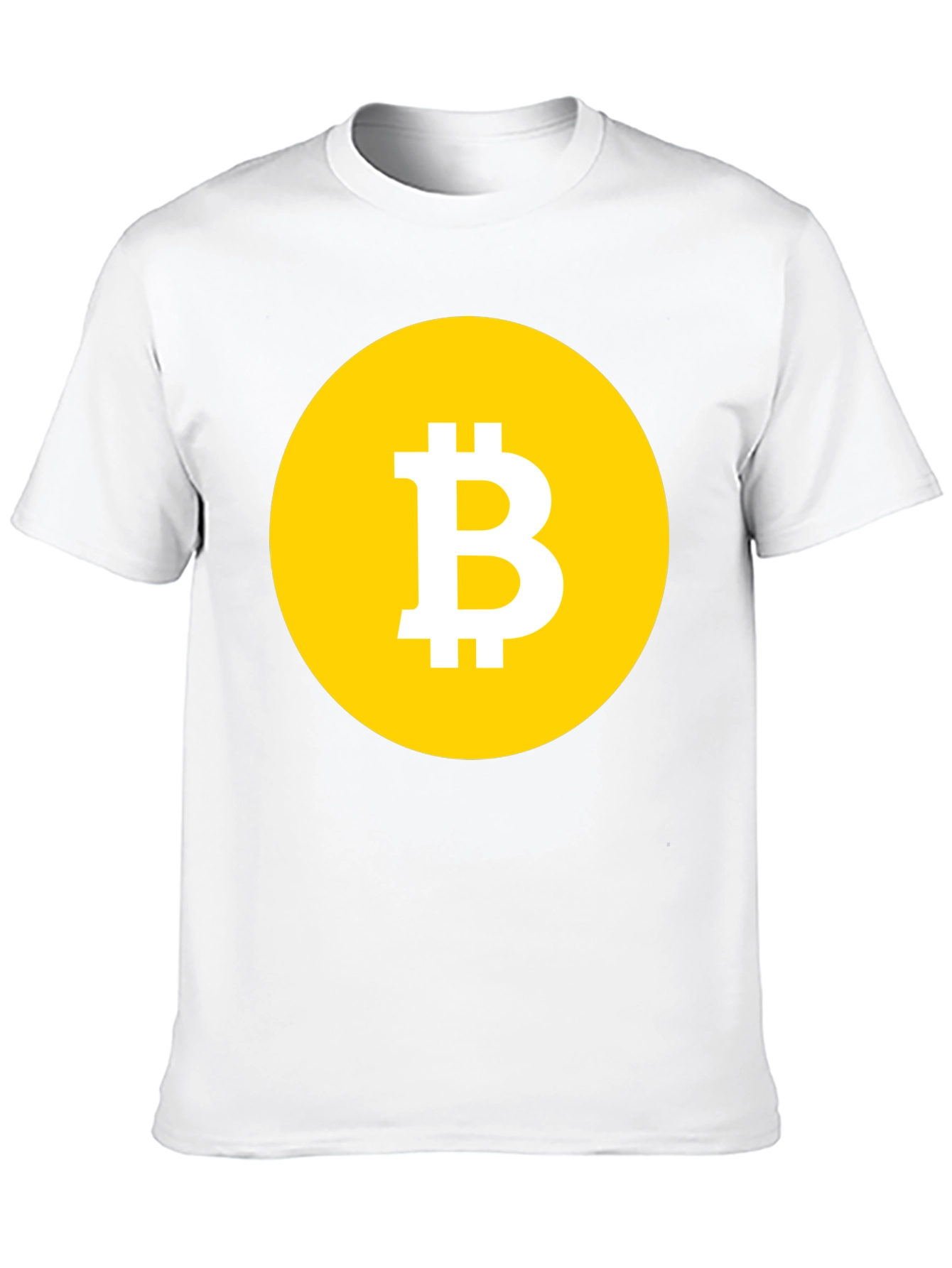Bitcoin Logo Black T-Shirt Crypto Currency