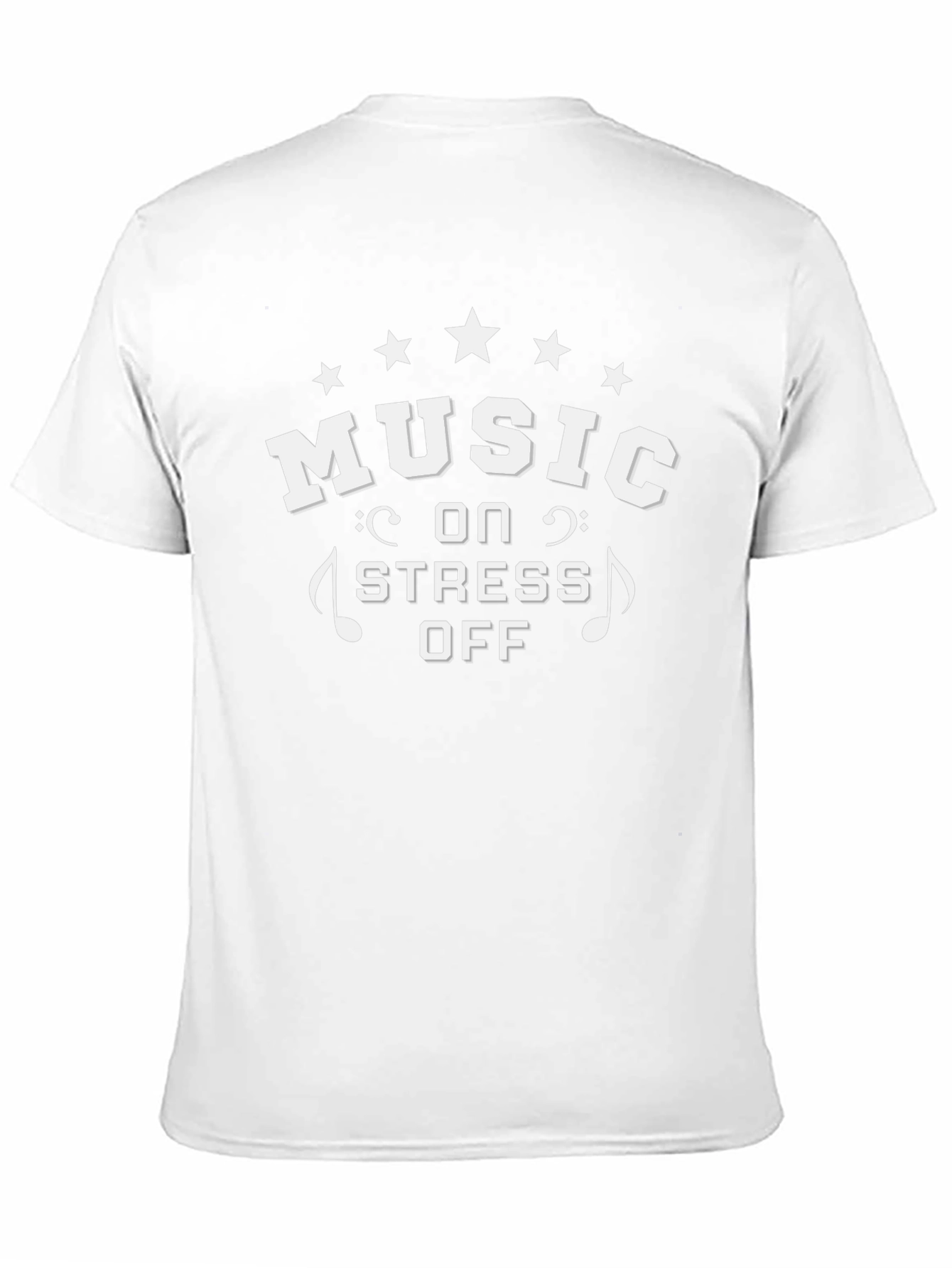 Music On Stress Off Graphic T-Shirt