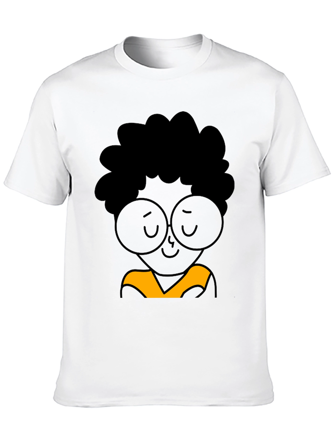Cool Cartoon Graphic Black T-Shirt