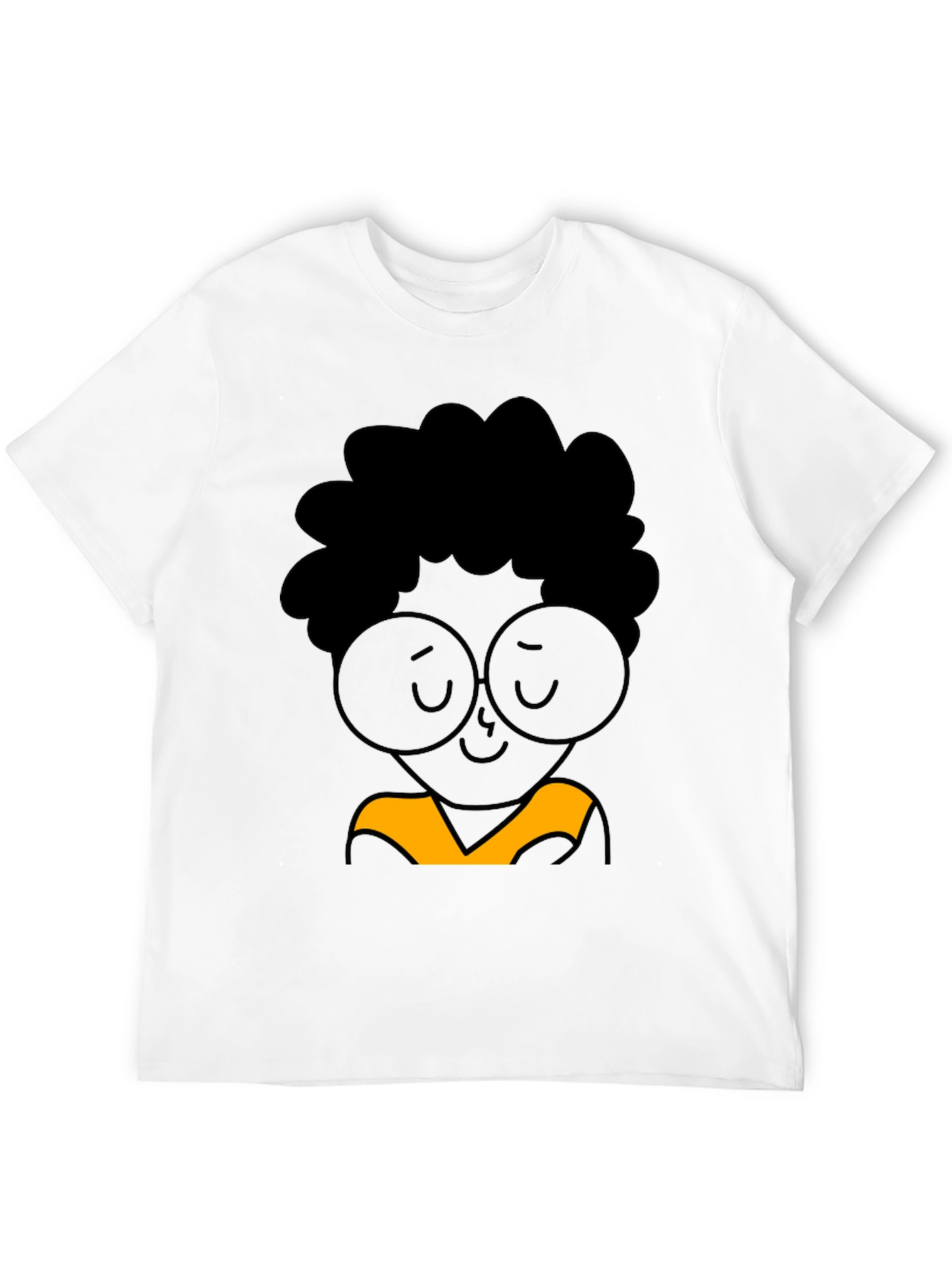 Cool Cartoon Graphic Black T-Shirt